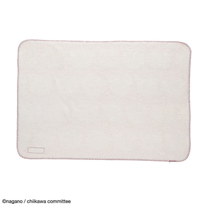 Chiikawa Opal-processed Blanket (Ribbon Ribbon・Pink)