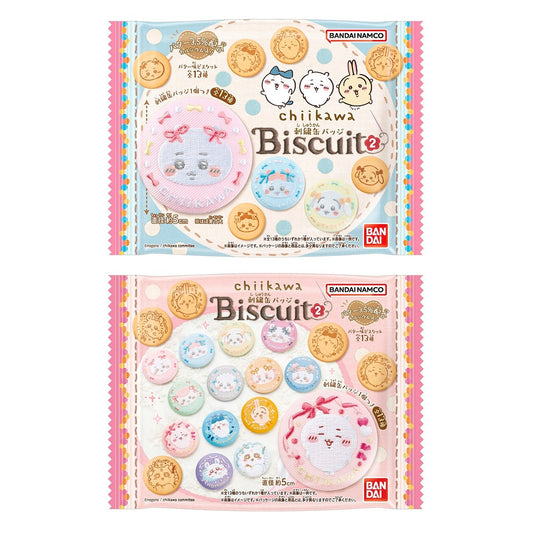 ちいかわ 刺繍缶バッジビスケット2（全13種）1BOX 12個入