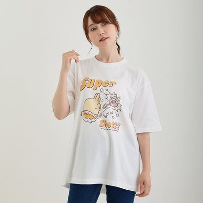 ちいかわ 超まじかるちいかわ ビッグTシャツ Super Shot！？ ホワイト