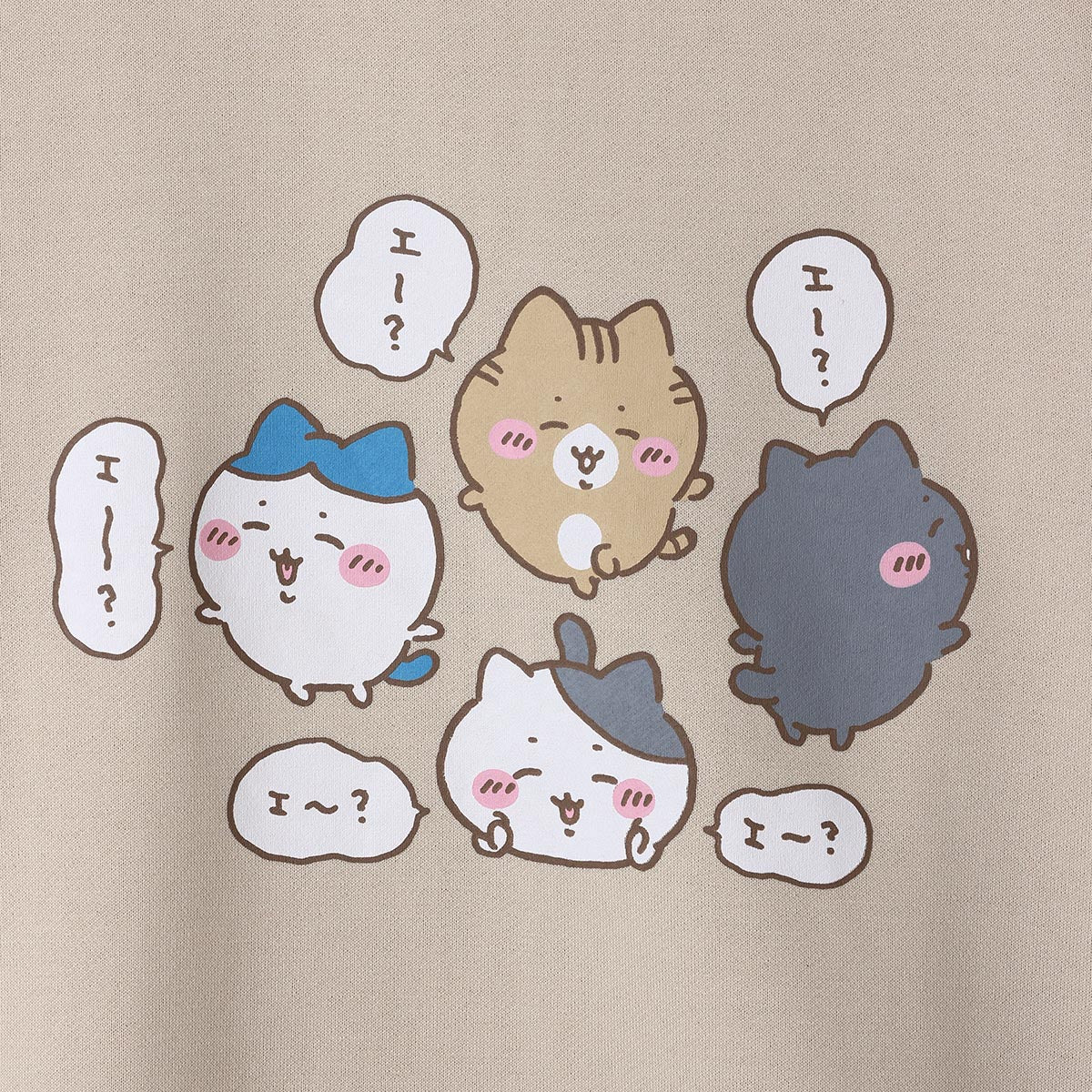 ちいかわ トレーナー ハチワレ Friends ベージュ