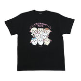 ちいかわ ちいかわパーク Tシャツ メインビジュアル ブラック