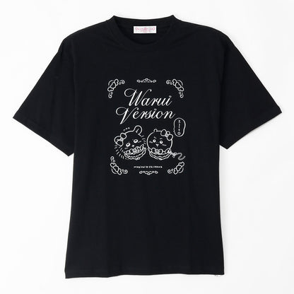 ちいかわ まじかるちいかわ Tシャツ 悪いバージョンだ ちいかわとモモンガ ブラック