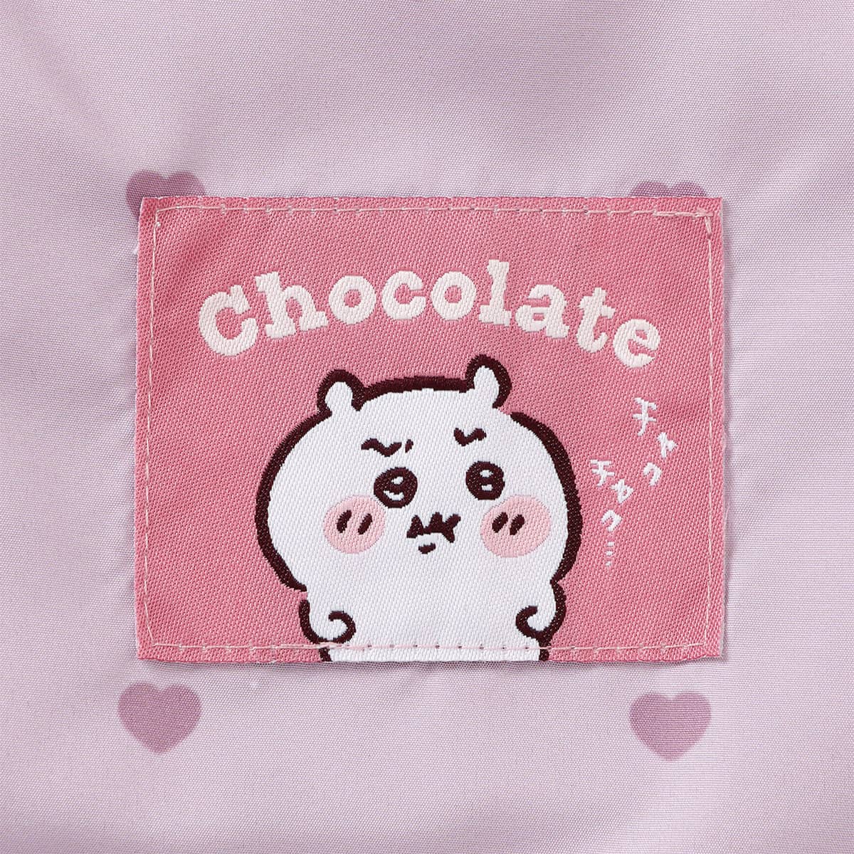 ちいかわ エコバッグ ハートチョコレート ちいかわ ピンク