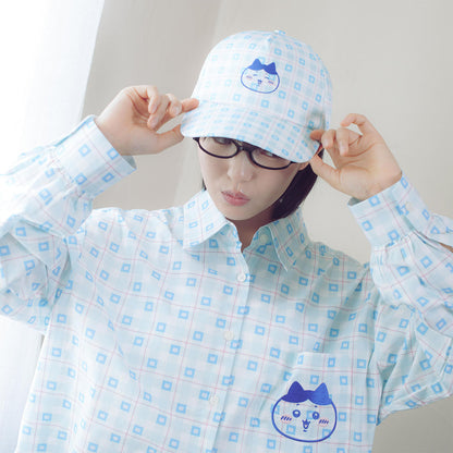 Chiikawa Check Series CAP Hachiware Blue