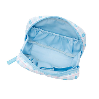 Chiikawa Check Series Pouch Hachiware Blue
