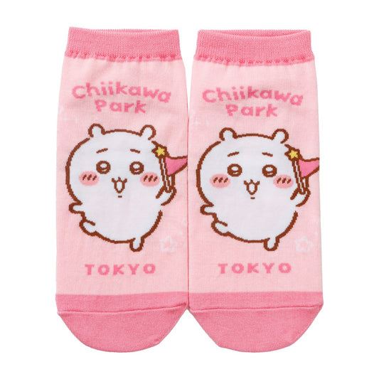 ちいかわ ちいかわパーク スニーカーソックス ちいかわ ピンク