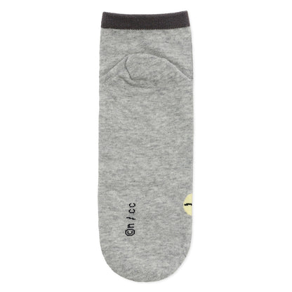 Chiikawa Crew Socks Rakko Close-Up Heather Gray