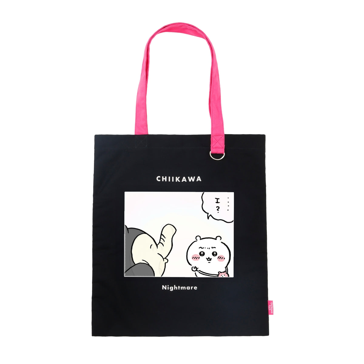 ちいかわ ちいかわパーク レンチキュラートートバッグ 悪夢 ブラック/ピンク