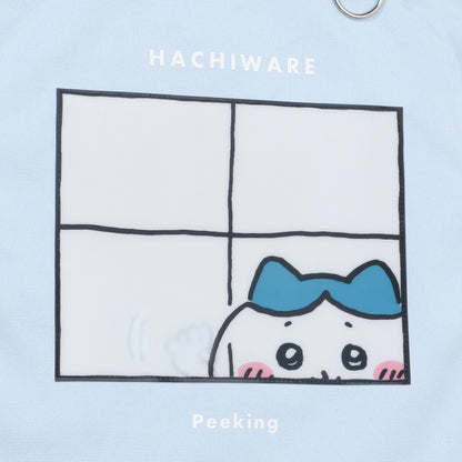 ちいかわ ちいかわパーク レンチキュラートートバッグ 4級は一緒に受けよう サックス/ネイビー