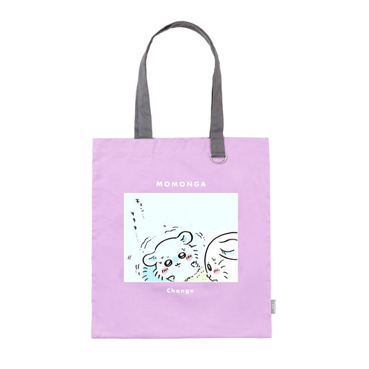 ちいかわ ちいかわパーク レンチキュラートートバッグ ヤな夢みた パープル/グレー