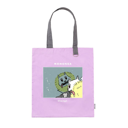 ちいかわ ちいかわパーク レンチキュラートートバッグ ヤな夢みた パープル/グレー