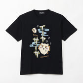 ちいかわ シーサーのおみやげやさん Tシャツ イーヤサーサー ブラック