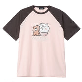 ちいかわ Chiikawa Baby ラグランTシャツ だいじなんだ ピンク/スミ