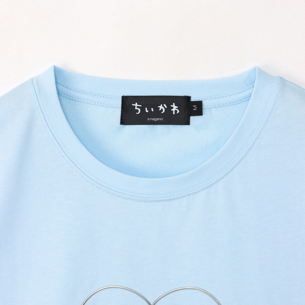 ちいかわ Go!HARAJUKU Tシャツ リボンリボン ハチワレ ブルー