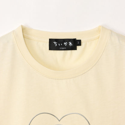ちいかわ Go!HARAJUKU Tシャツ リボンリボン うさぎ イエロー