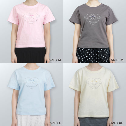 ちいかわ Go!HARAJUKU Tシャツ リボンリボン うさぎ イエロー