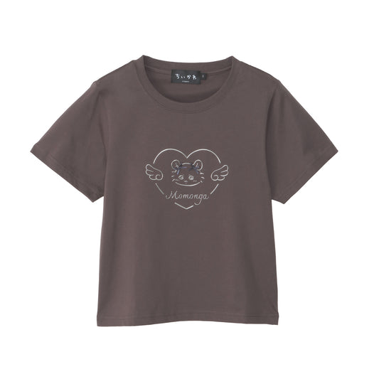 ちいかわ Go!HARAJUKU Tシャツ リボンリボン モモンガ ブラウン