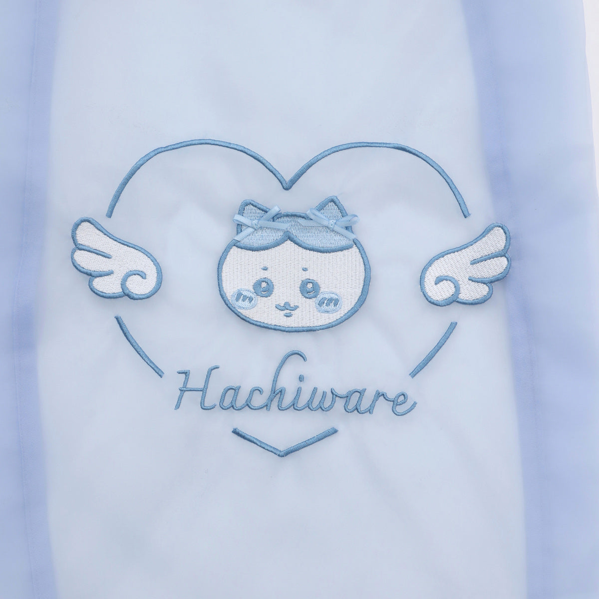 ちいかわ Go!HARAJUKU オーガンジーバッグ リボンリボン ハチワレ ブルー
