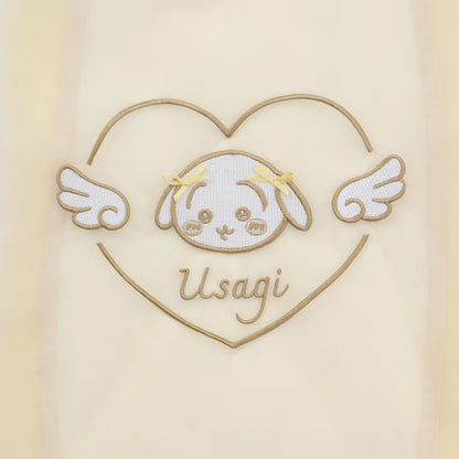 ちいかわ Go!HARAJUKU オーガンジーバッグ リボンリボン うさぎ イエロー