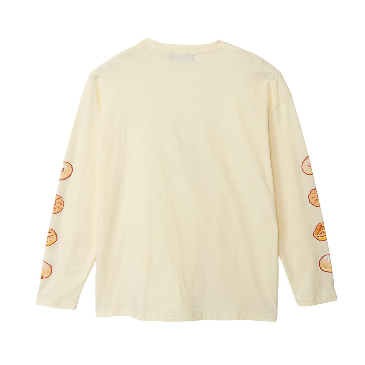 ちいかわ 長袖Tシャツ ドーナッツ イエローベージュ