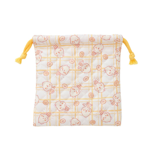 Chiikawa Drawstring Bag Donut Yellow