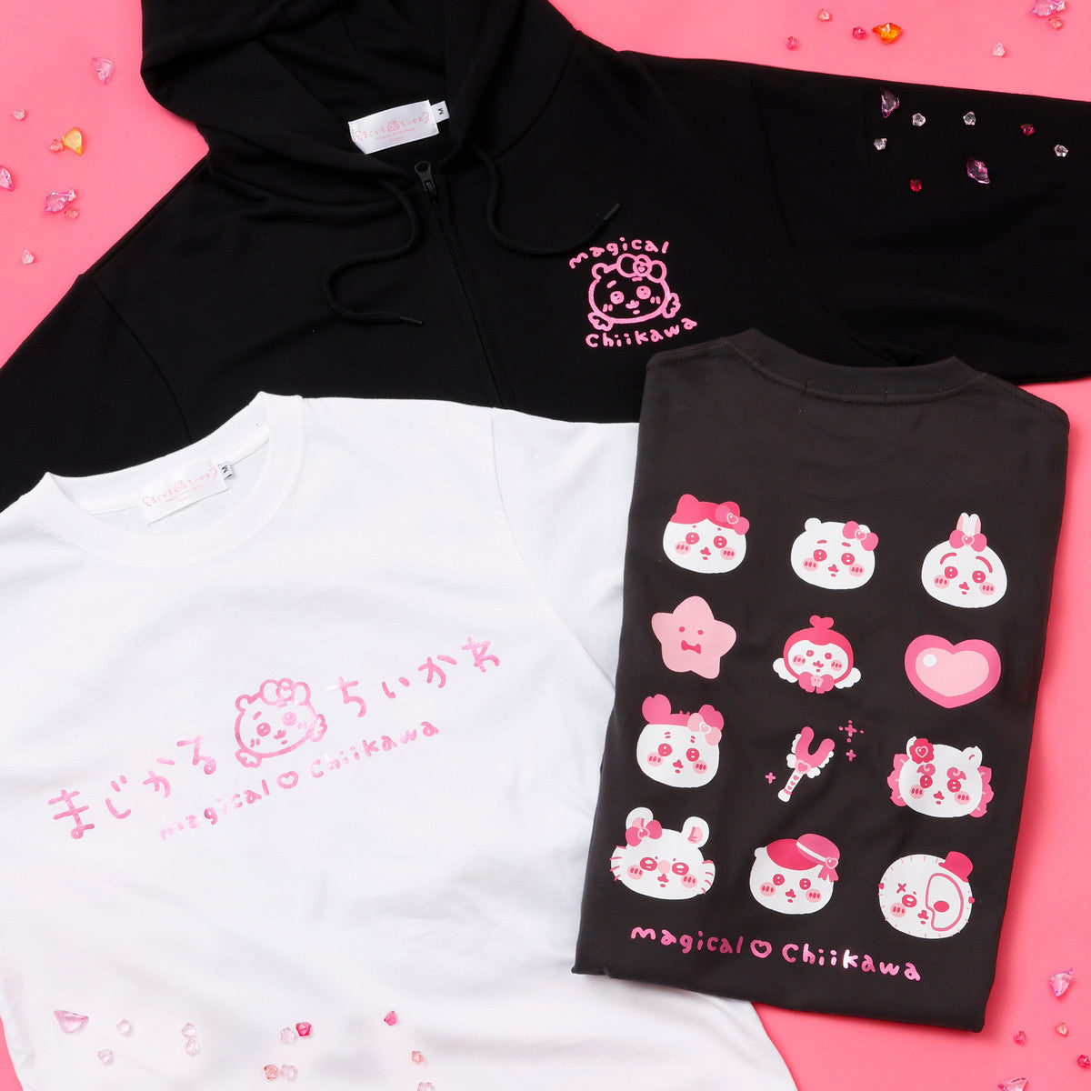 ちいかわ まじかるちいかわ Tシャツ キラキラ スミ