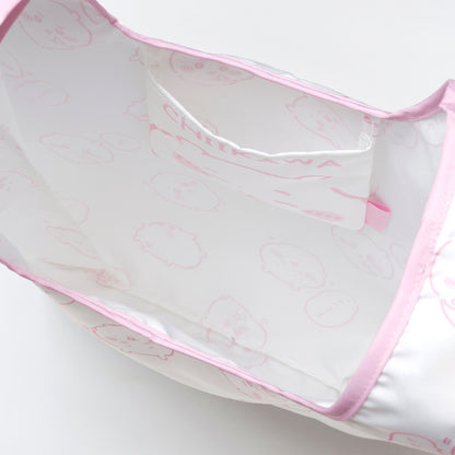 Chiikawa Eco Bag Chiikawa All-over Pattern Cream