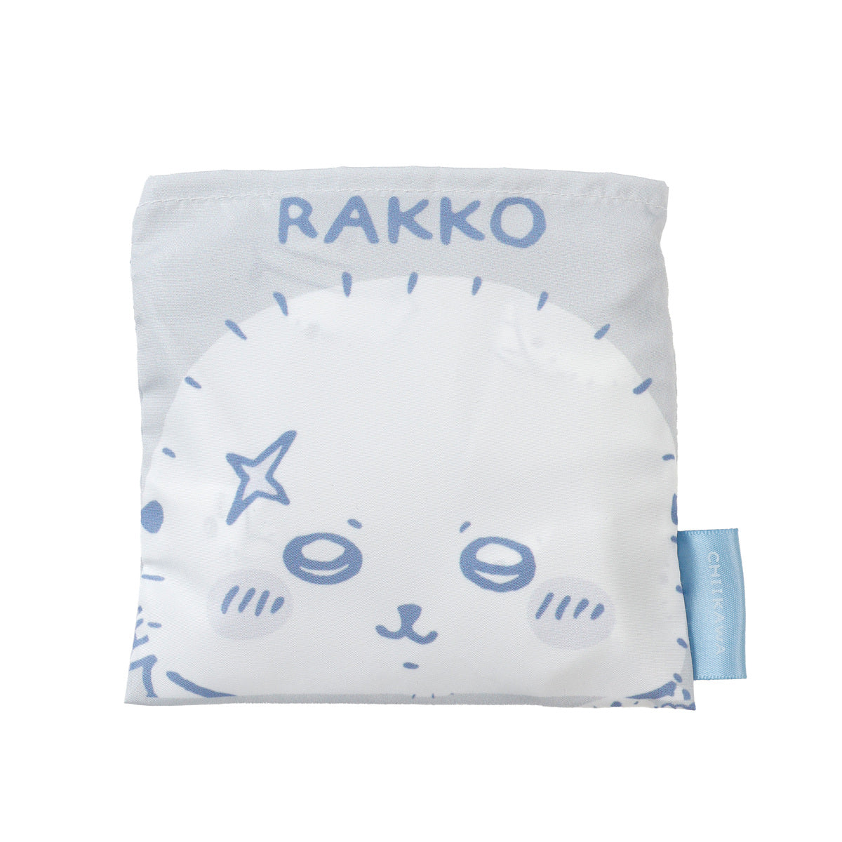ちいかわ エコバッグ ラッコ総柄 グレー