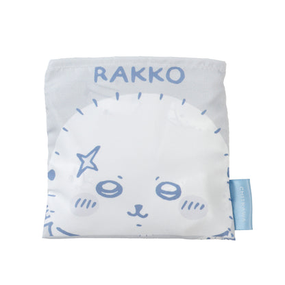 ちいかわ エコバッグ ラッコ総柄 グレー