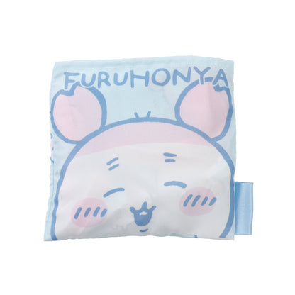 ちいかわ エコバッグ 古本屋総柄 ペールブルー