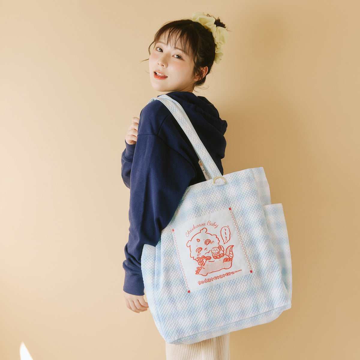 ちいかわ Chiikawa Baby マルチバッグ 育ててくれるんだって ブルー