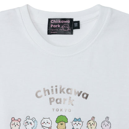 ちいかわ ちいかわパーク キッズTシャツ 集合 ホワイト