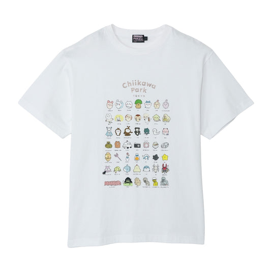 ちいかわ ちいかわパーク Tシャツ 集合 ホワイト