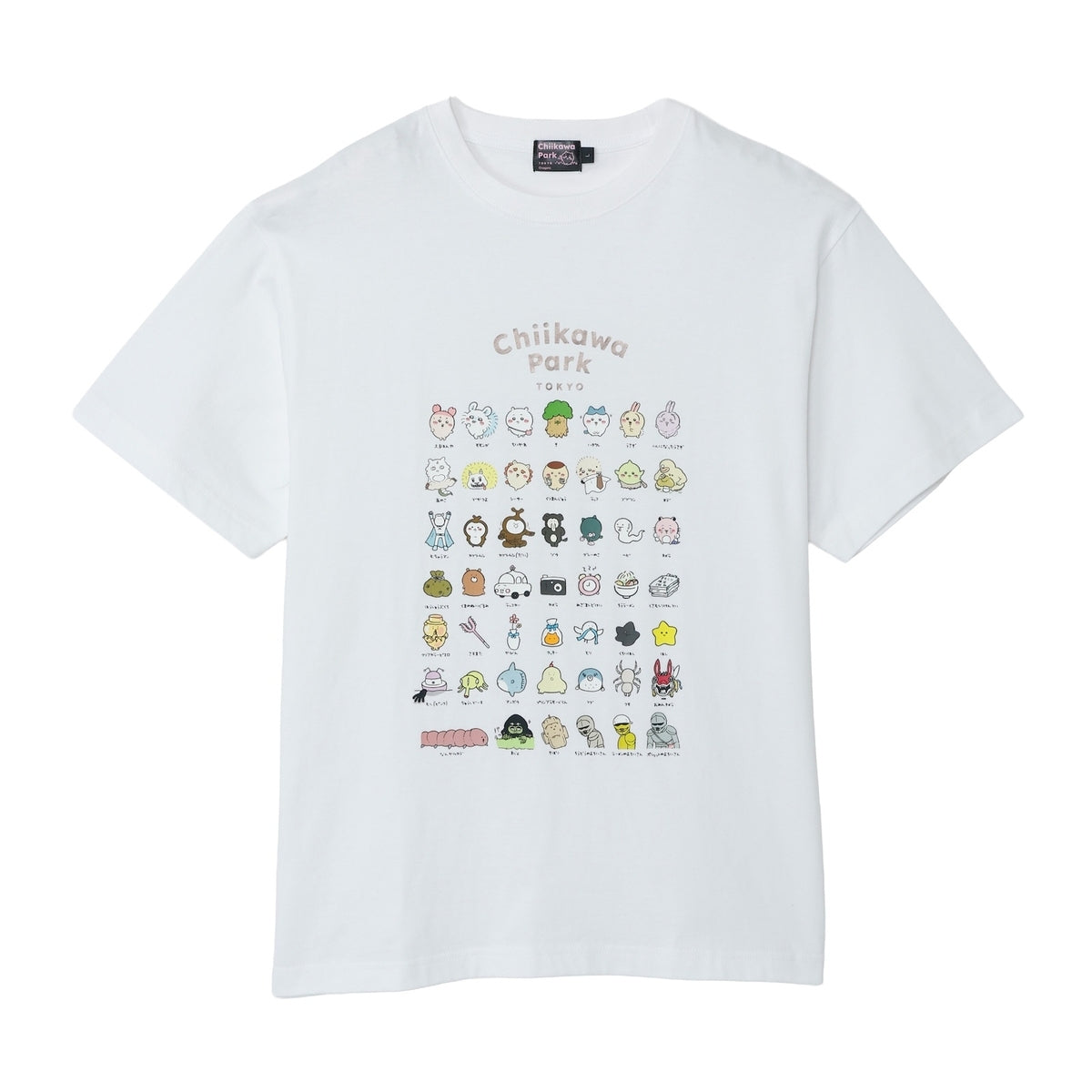 ちいかわ ちいかわパーク Tシャツ 集合 ホワイト