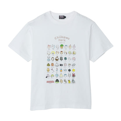 ちいかわ ちいかわパーク Tシャツ 集合 ホワイト