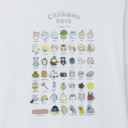 ちいかわ ちいかわパーク Tシャツ 集合 ホワイト
