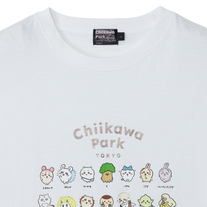 ちいかわ ちいかわパーク Tシャツ 集合 ホワイト