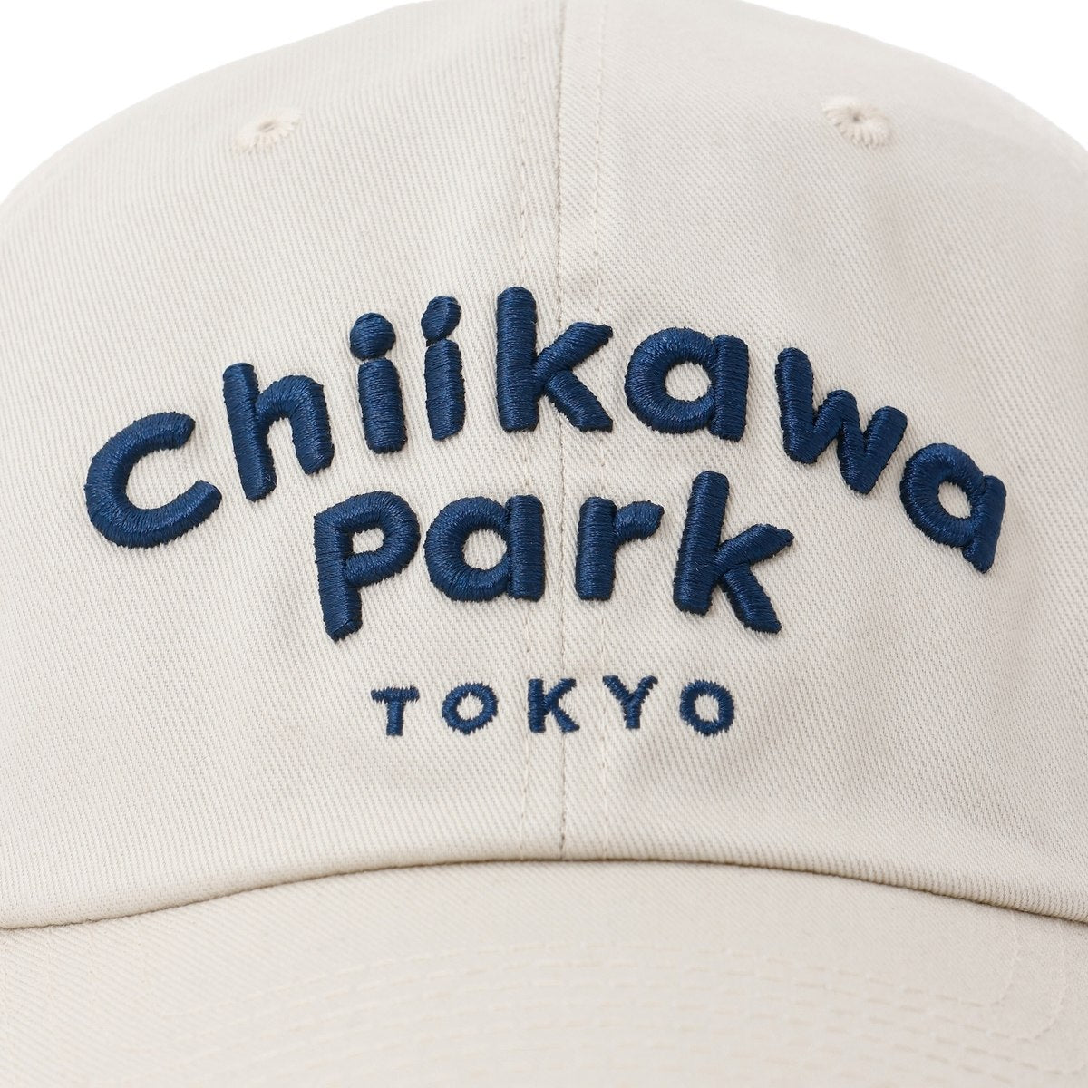 Chiikawa Park Cap (Logo / Beige)