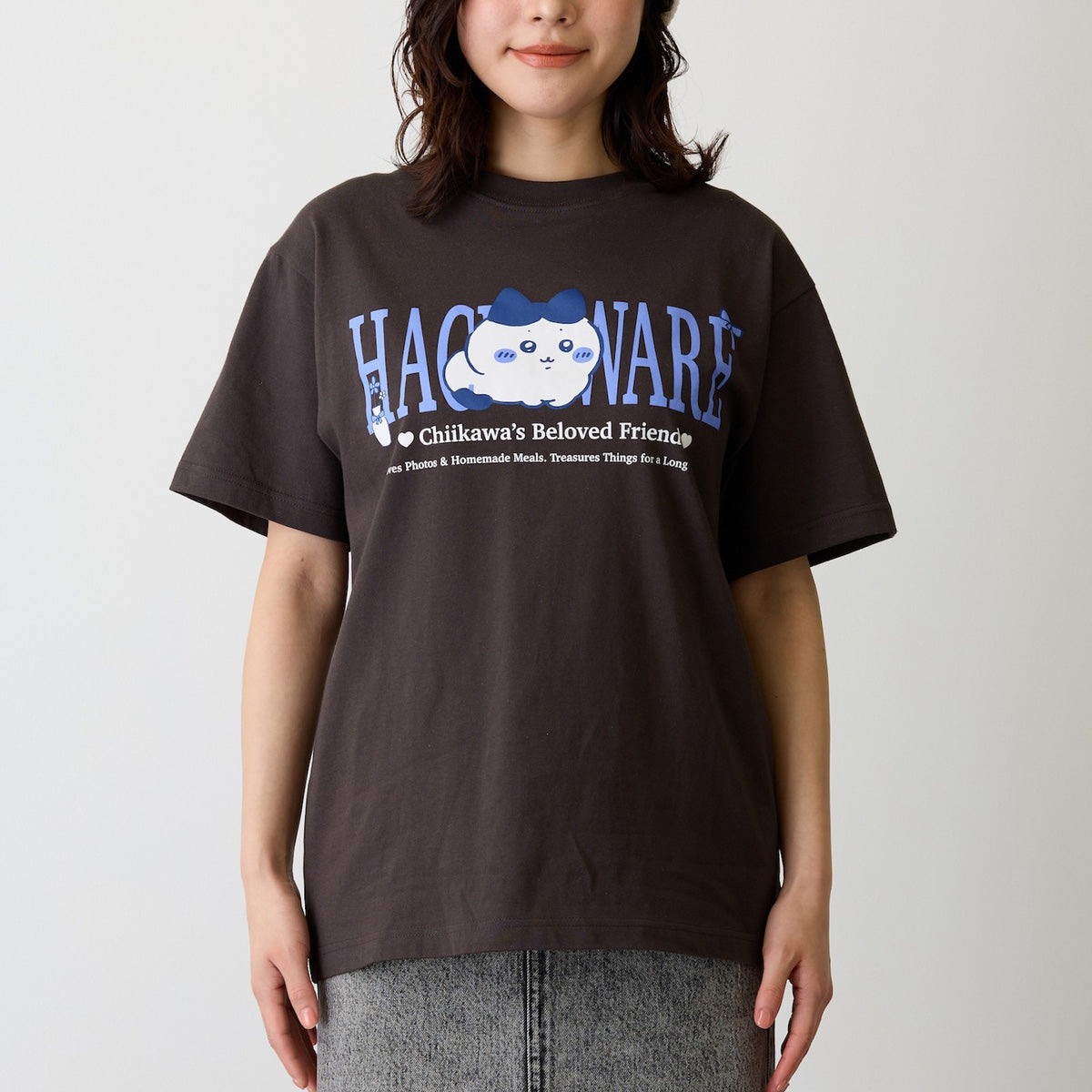 ちいかわ Tシャツ ハチワレシリーズ スミ