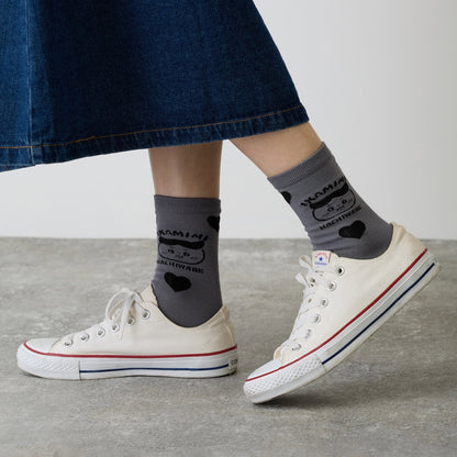 Chiikawa Socks (Hachiware Series / Grey)