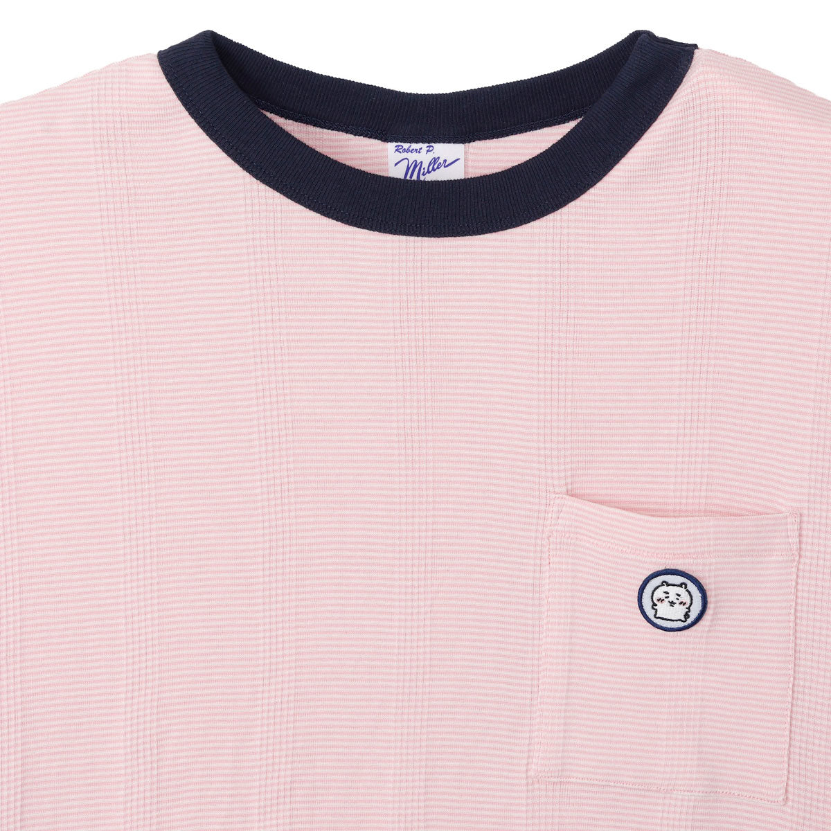 ちいかわ ビッグシルエットポケットTシャツ Robert P.Miller×Talking ちいかわ FLAMINGO