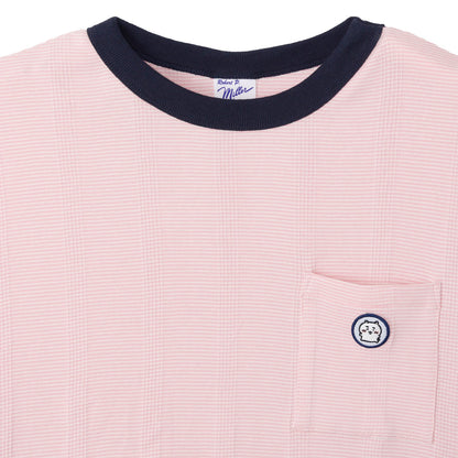ちいかわ ビッグシルエットポケットTシャツ Robert P.Miller×Talking ちいかわ FLAMINGO
