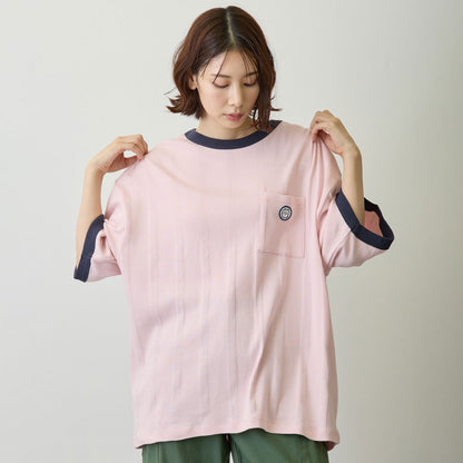 ちいかわ ビッグシルエットポケットTシャツ Robert P.Miller×Talking ちいかわ FLAMINGO