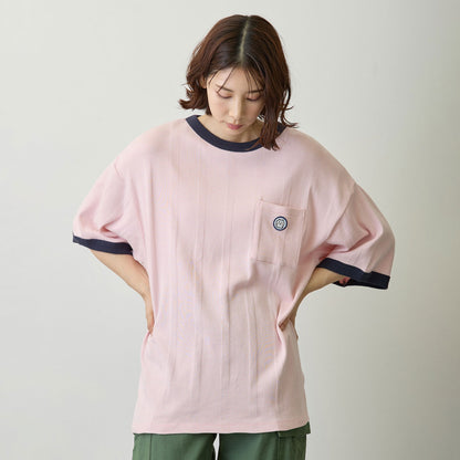 ちいかわ ビッグシルエットポケットTシャツ Robert P.Miller×Talking ちいかわ FLAMINGO