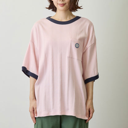 ちいかわ ビッグシルエットポケットTシャツ Robert P.Miller×Talking ちいかわ FLAMINGO