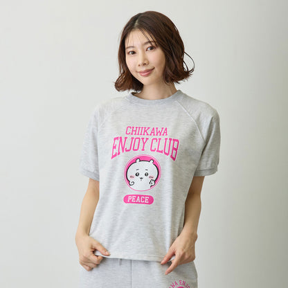 ちいかわ Tシャツ ピース ちいかわ 杢グレー