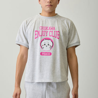 ちいかわ Tシャツ ピース ちいかわ 杢グレー