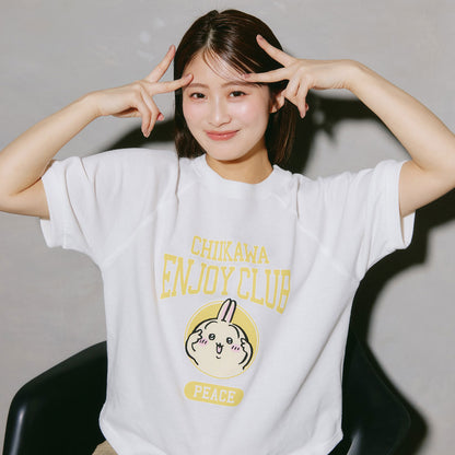 ちいかわ Tシャツ ピース うさぎ ホワイト
