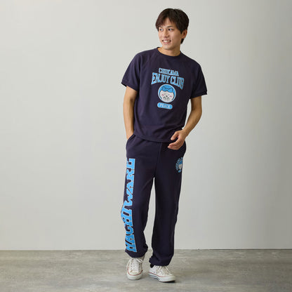 ちいかわ スウェットパンツ ピース ハチワレ ネイビー