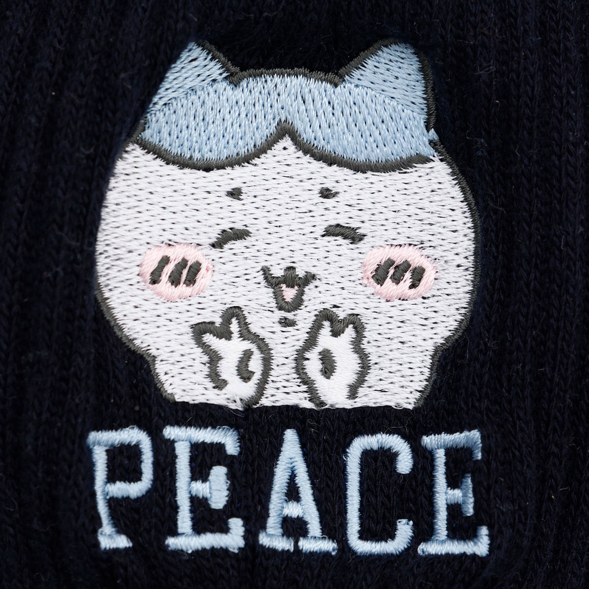吉伊卡哇 襪子 (Peace / 小八貓 海軍藍)